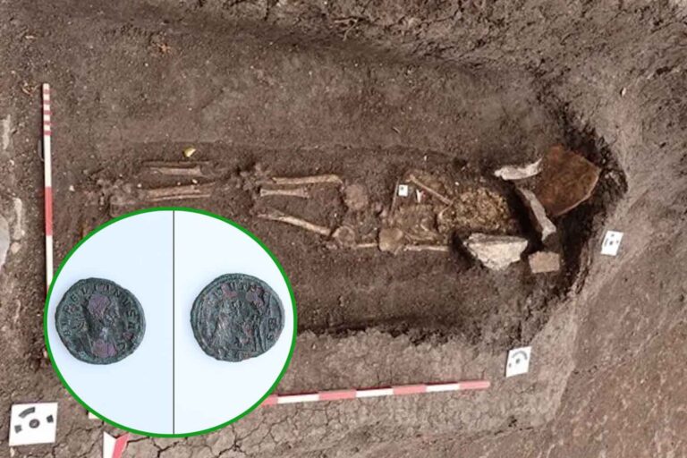 Dans la tombe d'un enfant romain, ils trouvent une pièce de monnaie datant d'il y a 1 750 ans : servait-elle à payer Charon ?